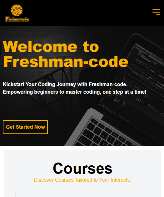Freshman-code Website